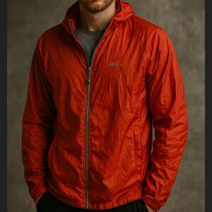 Eddie Bauer Red and Gray Mesh Jacket